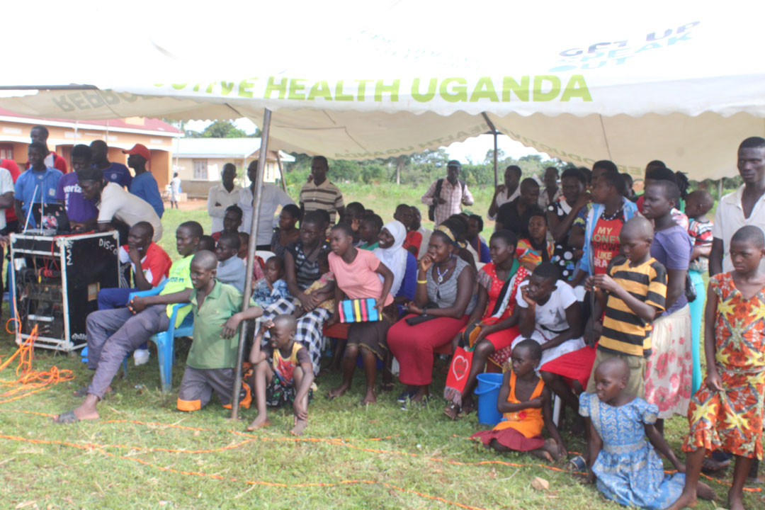 Group discussion during a community meeting