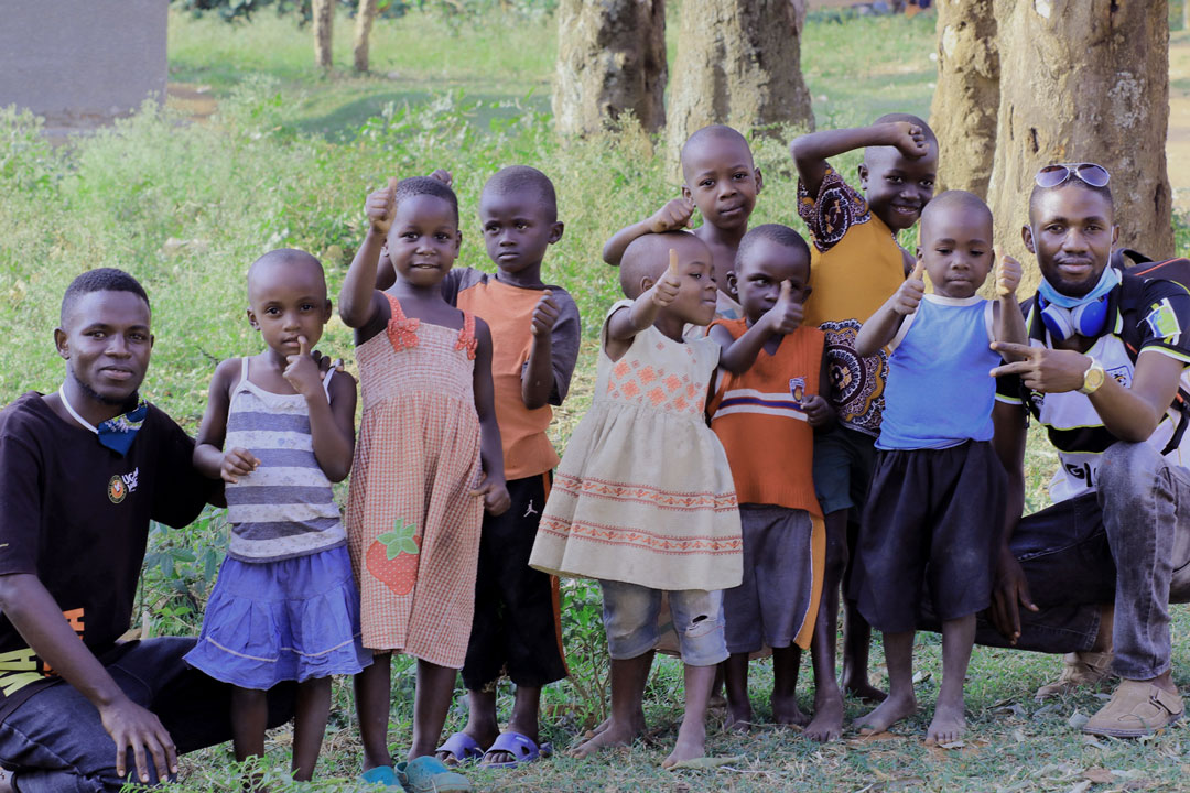 Children participating in a talent development workshop