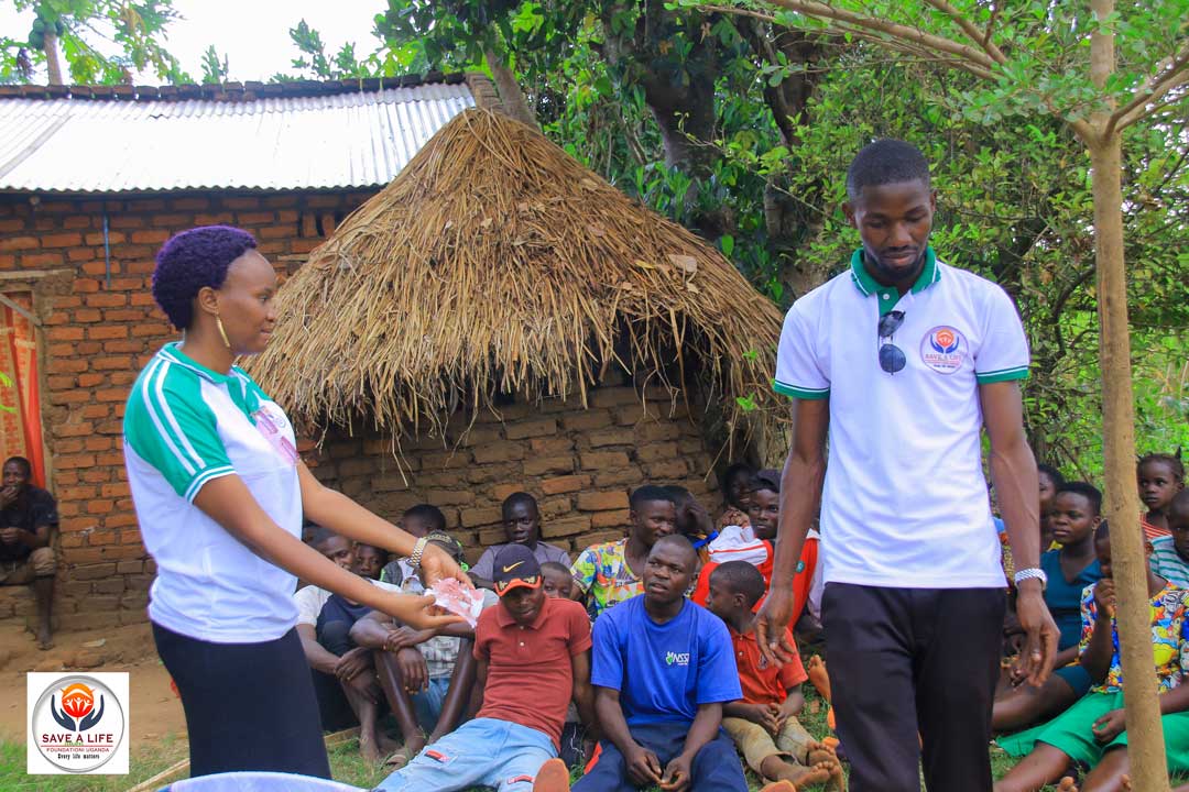 Community members working together on a project